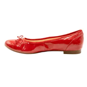 Clarks Collection Soft Cushion Ballerinas Patent Leather Red Colour For Women