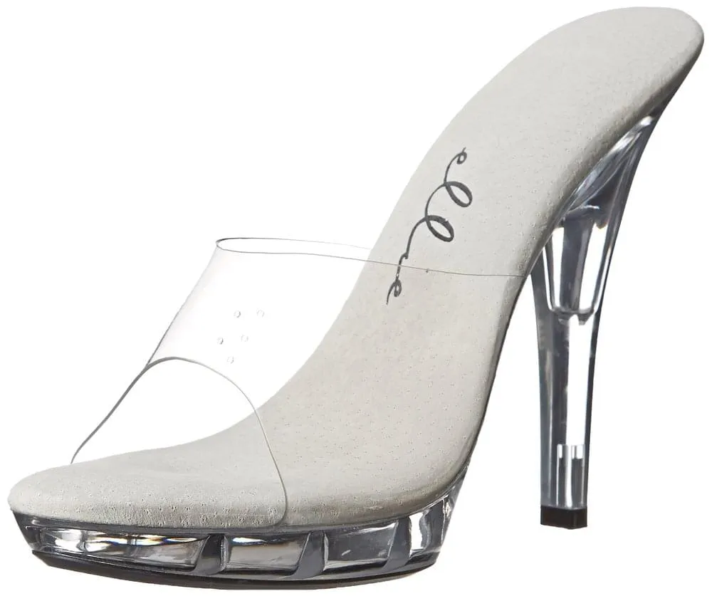 Clear 5" Vanity Women's Costume Heels