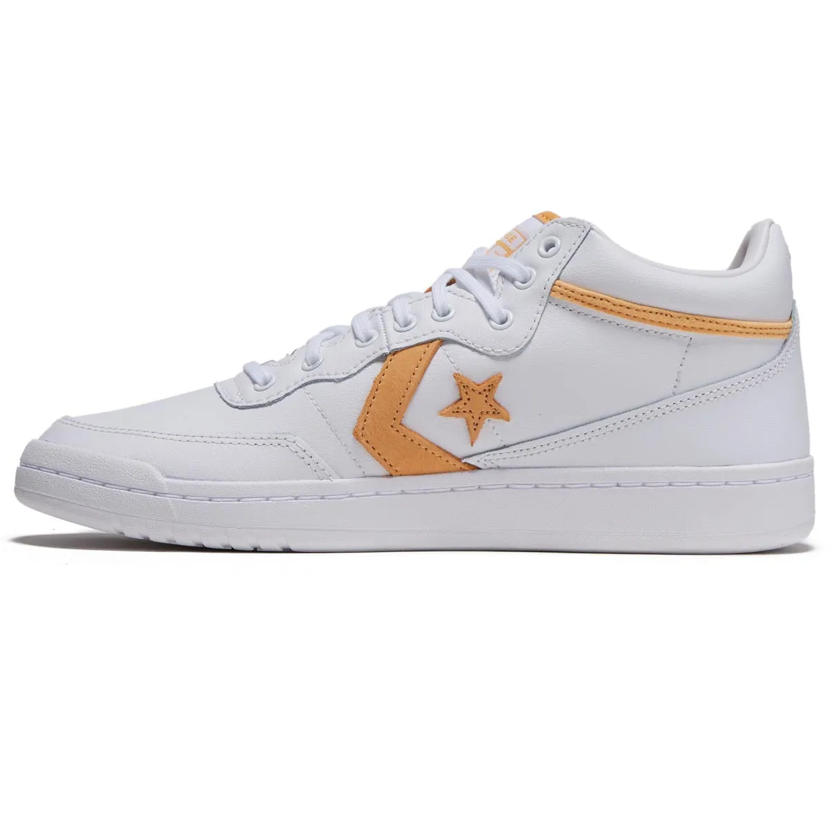 Converse Fastbreak Pro Mid Shoes - White/Best Zest/White