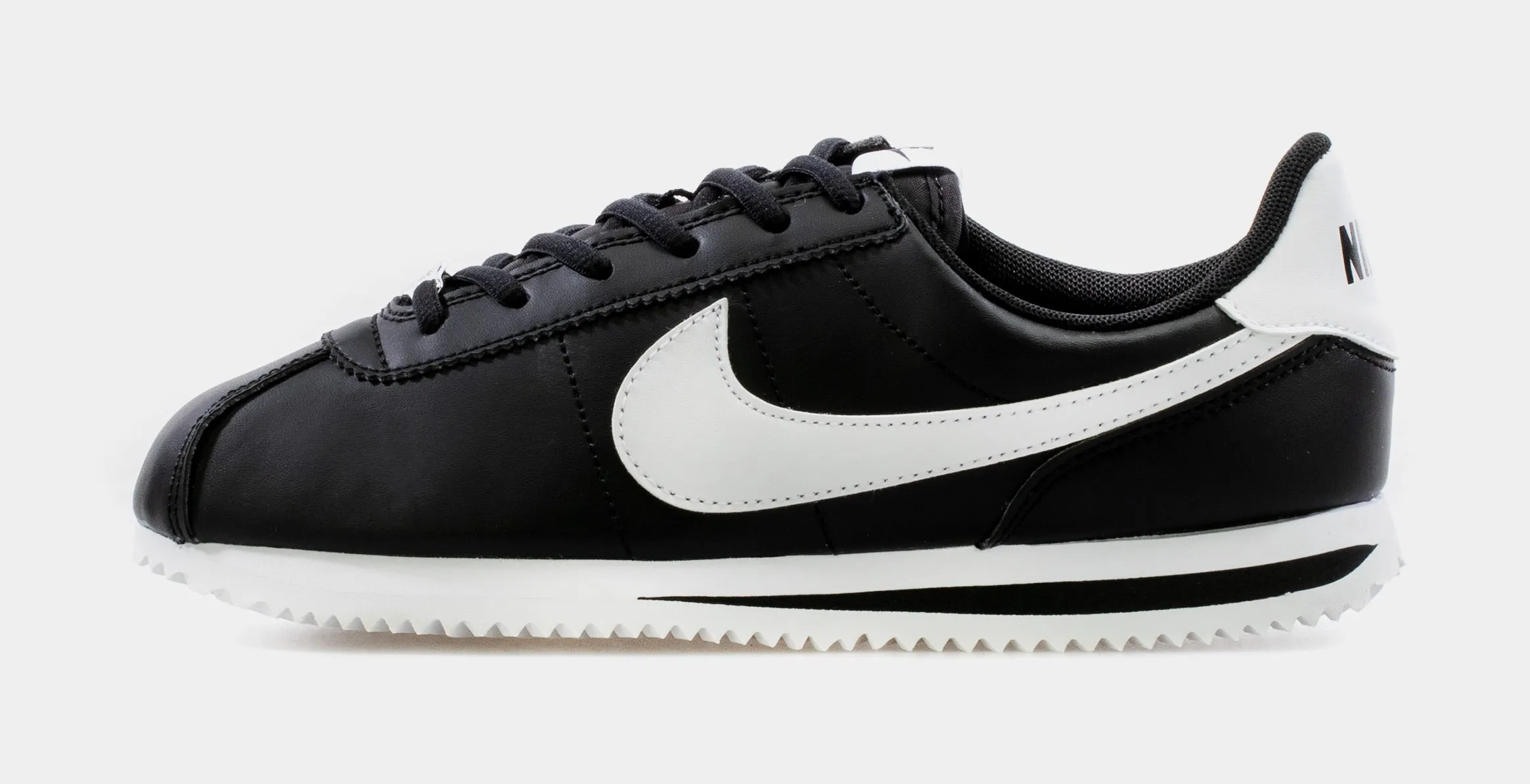 Cortez Basic SL Grade School Lifestyle Shoe (Black/White)