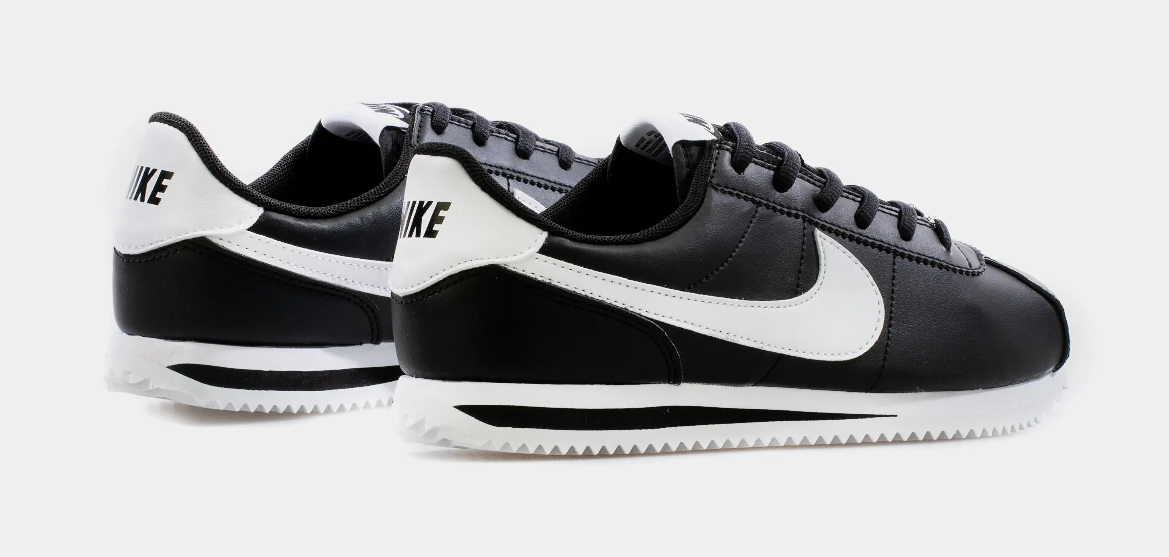 Cortez Basic SL Grade School Lifestyle Shoe (Black/White)