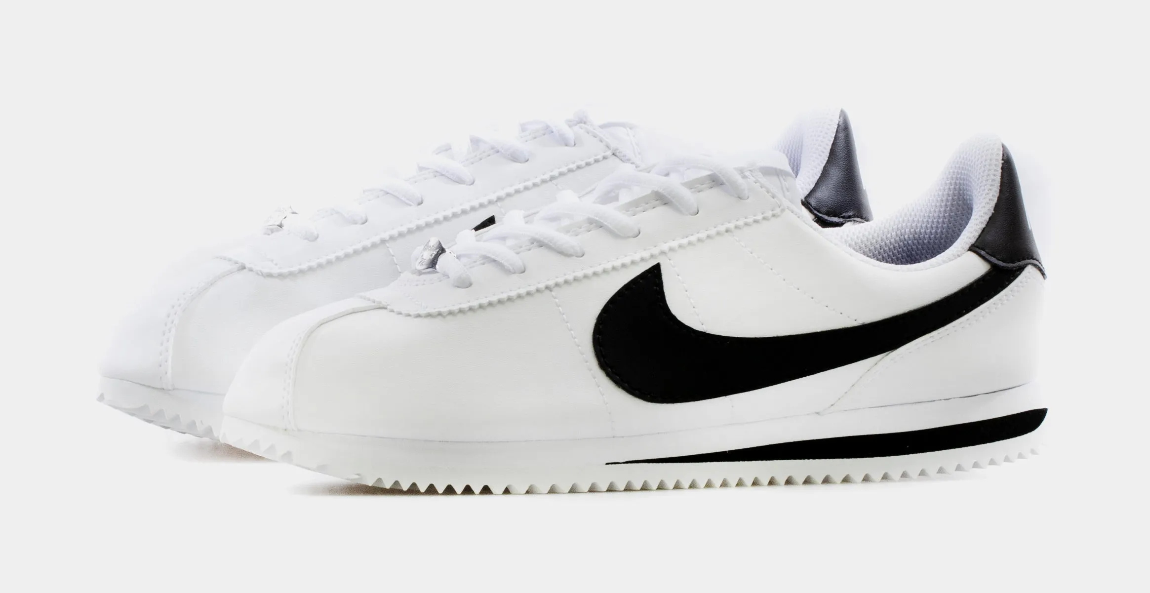 Cortez Grade School Lifestyle Shoe (White)