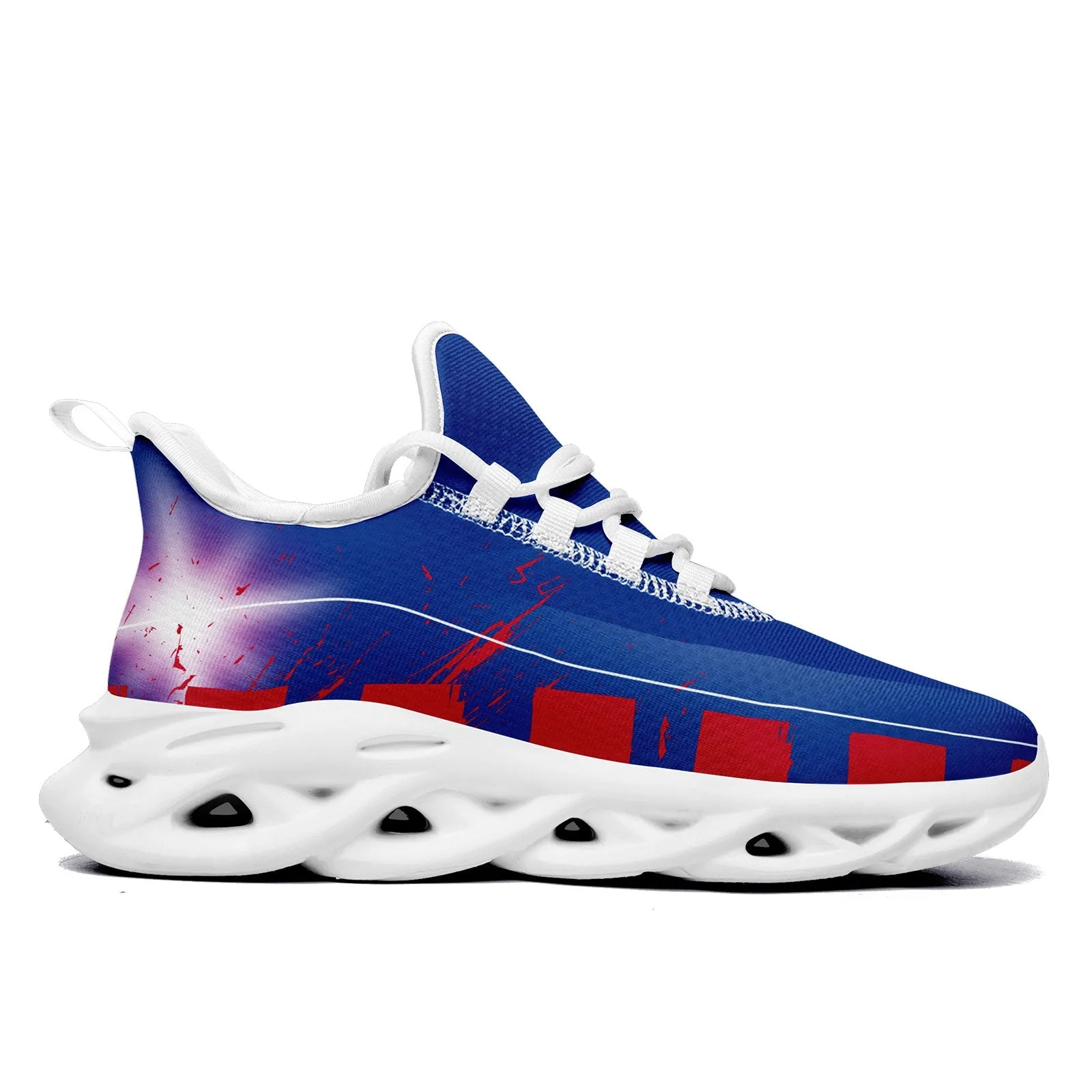 Custom Blue Red Buffalo Maxsoul Shoes Personalized Sneaker FN003-D020260-4 Custom Online