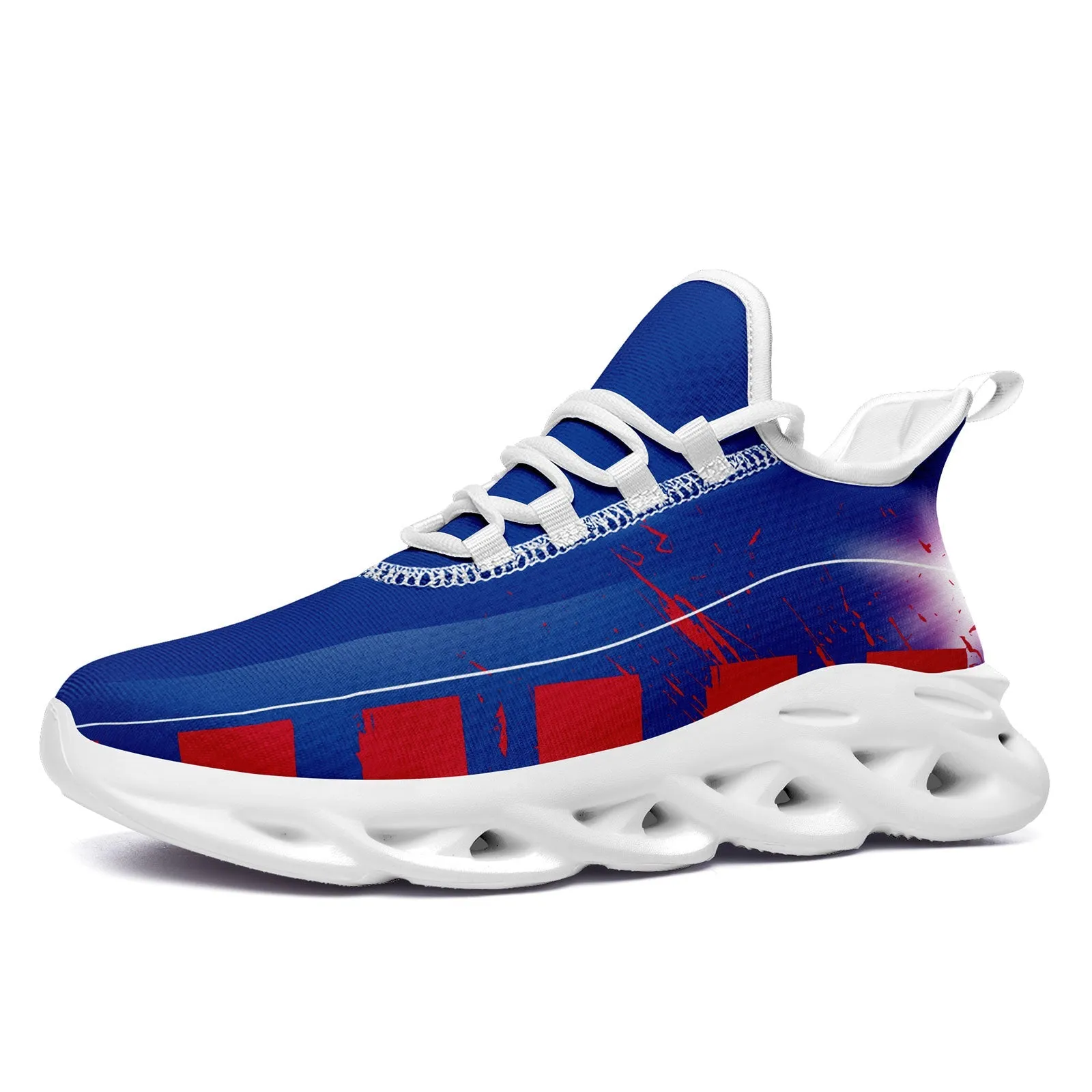 Custom Blue Red Buffalo Maxsoul Shoes Personalized Sneaker FN003-D020260-4 Custom Online