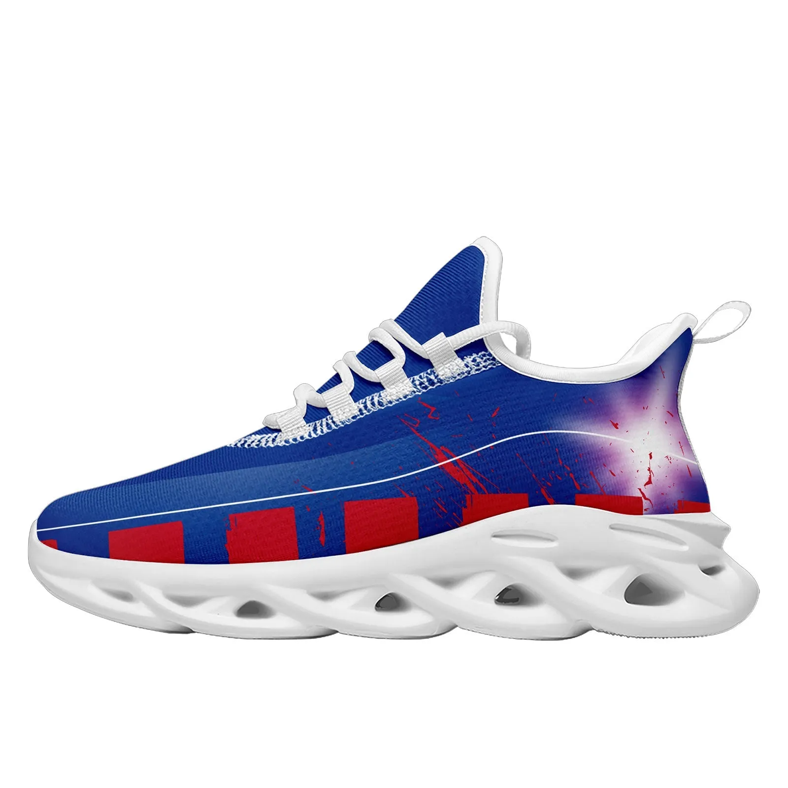 Custom Blue Red Buffalo Maxsoul Shoes Personalized Sneaker FN003-D020260-4 Custom Online