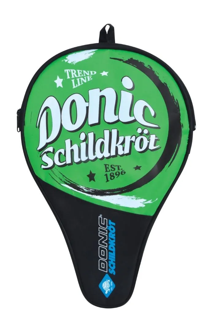 Donic Schildkrot Table Tennis Paddle Bat Cover with Ball Compartment - Polyester