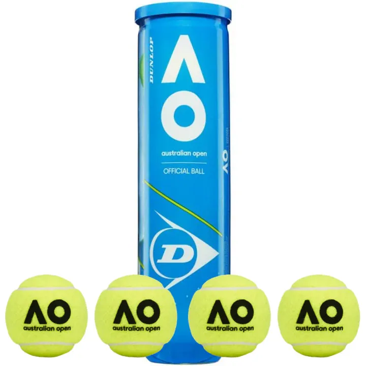 DUNLOP AUSTRALIAN OPEN 4 BALL CAN