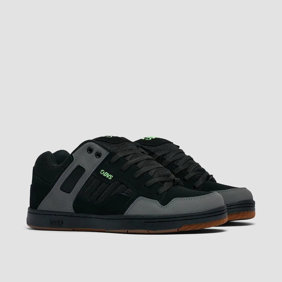 DVS Enduro 125 Shoes - Charcoal/Black/Lime Nubuck