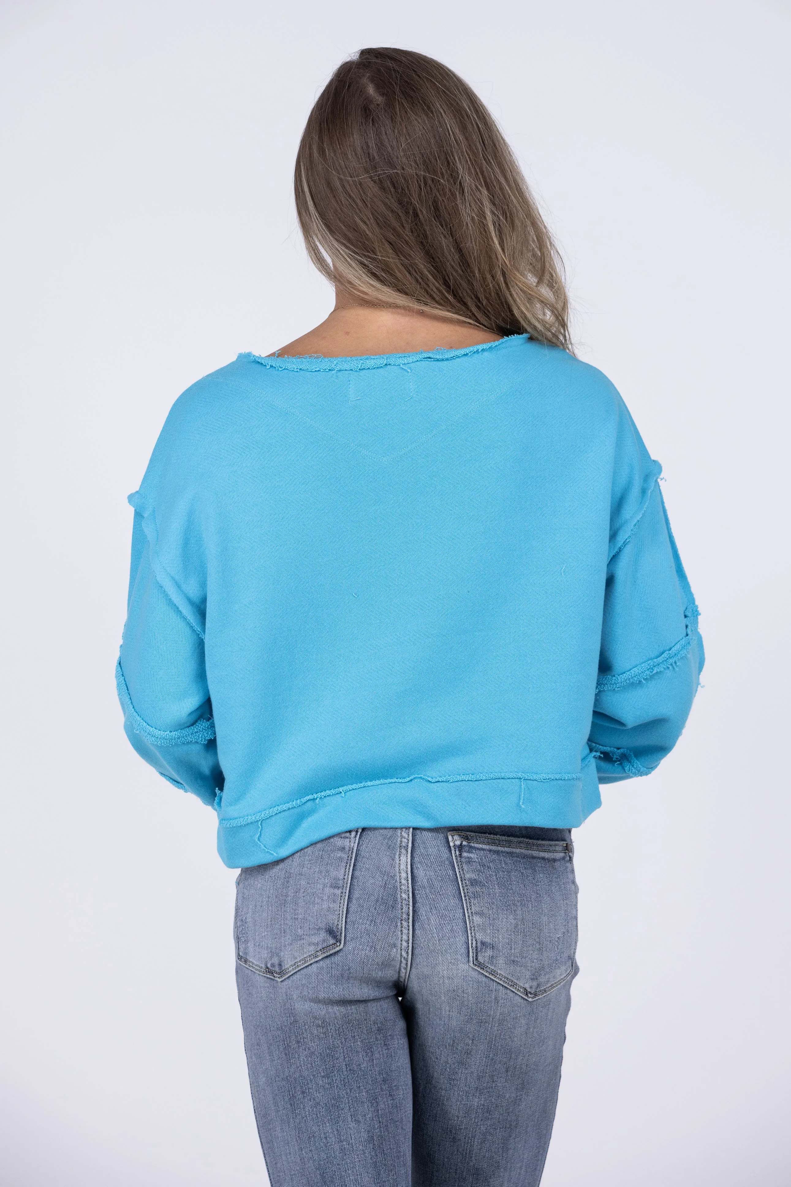 Feeling Comfy Cropped Sweatshirt