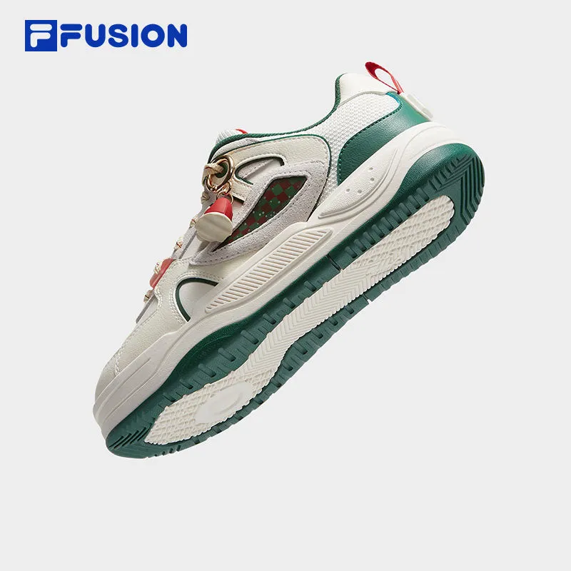 FILA FUSION FUSION BANK II XMAS Women Skate Shoes (Green/Red/White)