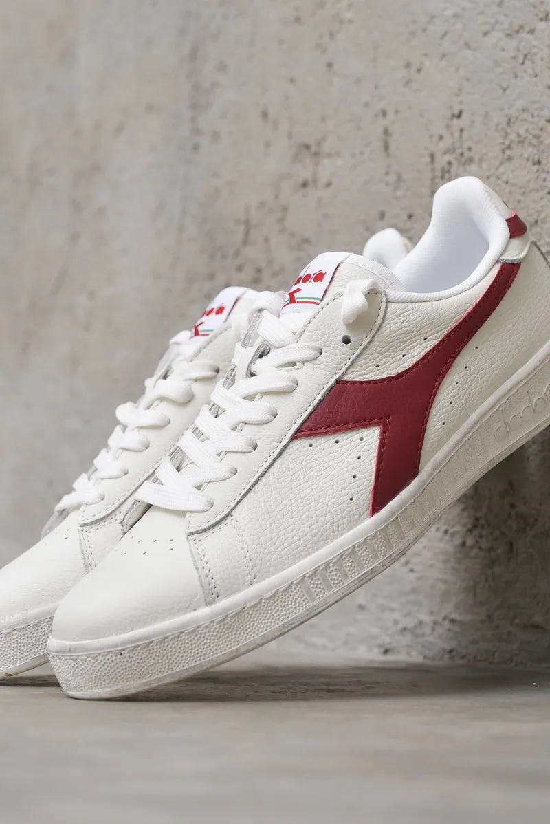 Game L Low Waxed - White/Red Pepper