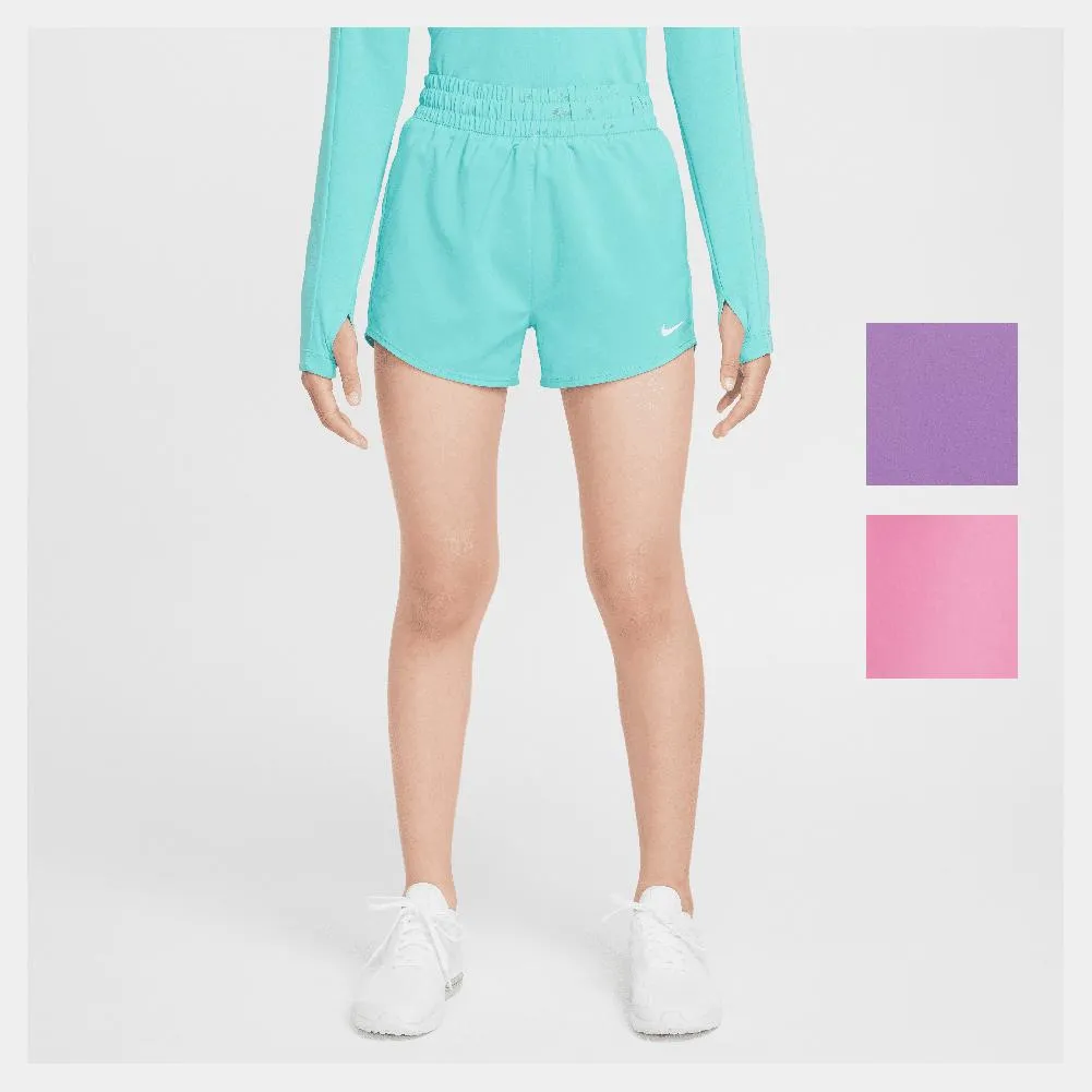 Girls Dri-FIT High-Waisted Woven Training Shorts