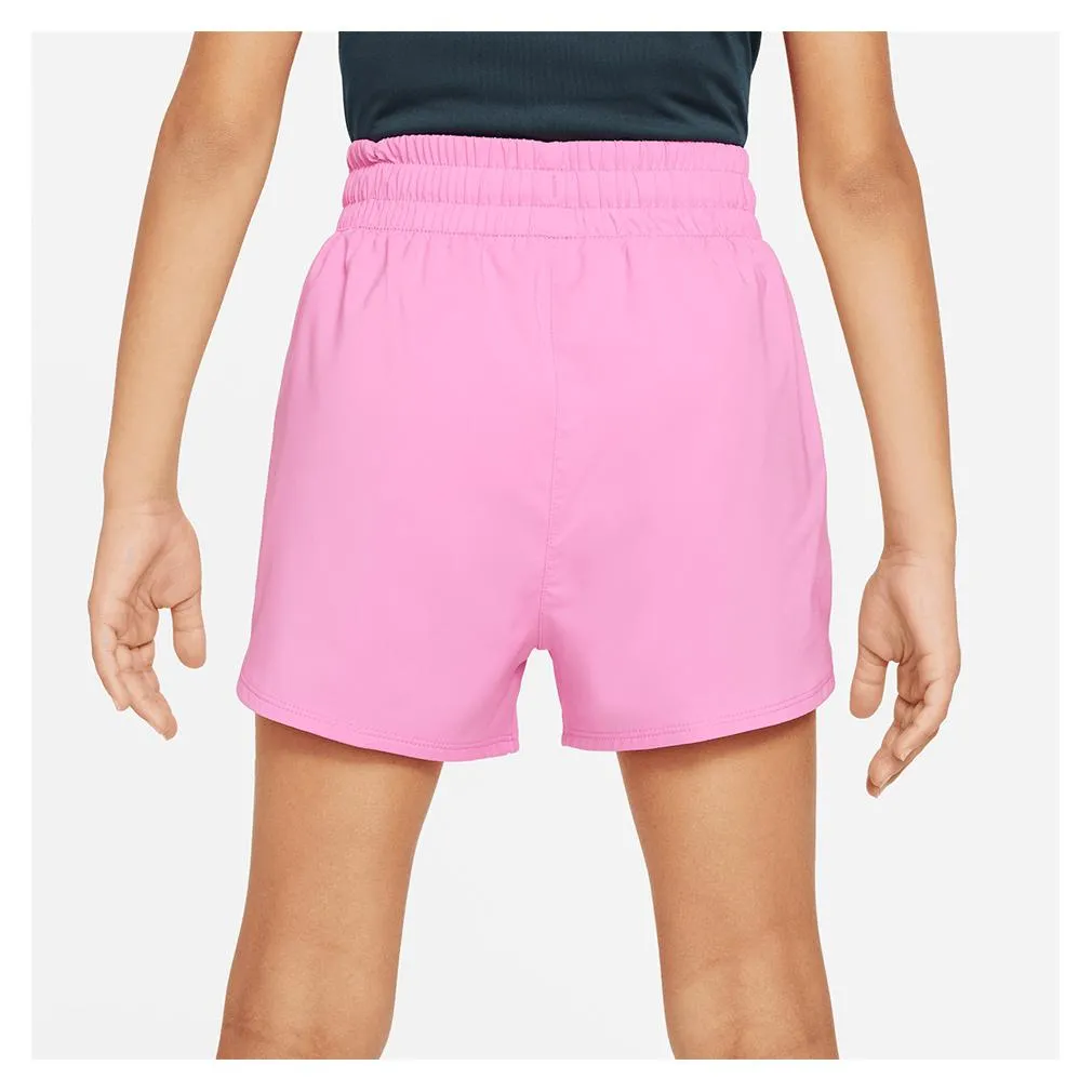 Girl's Dri-Fit High-Waisted Woven Training Shorts