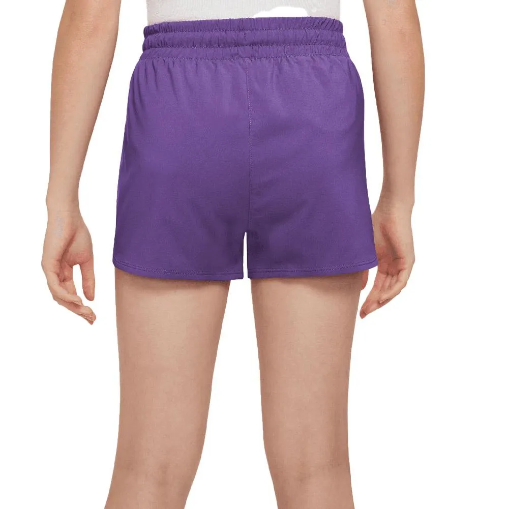 Girl's High-Waisted Woven Shorts