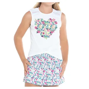 Girls' You Grow Girl Tennis Tank Multi