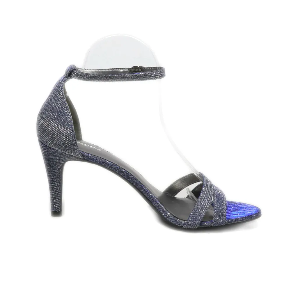 Graceland Dance High-Heel Shoes Fabric Blue Colour For Women