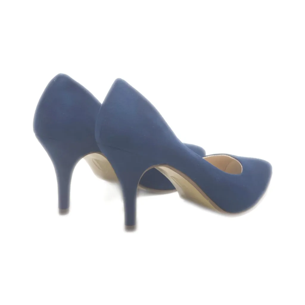 Graceland High-Heel Shoes Suede Blue Colour For Women