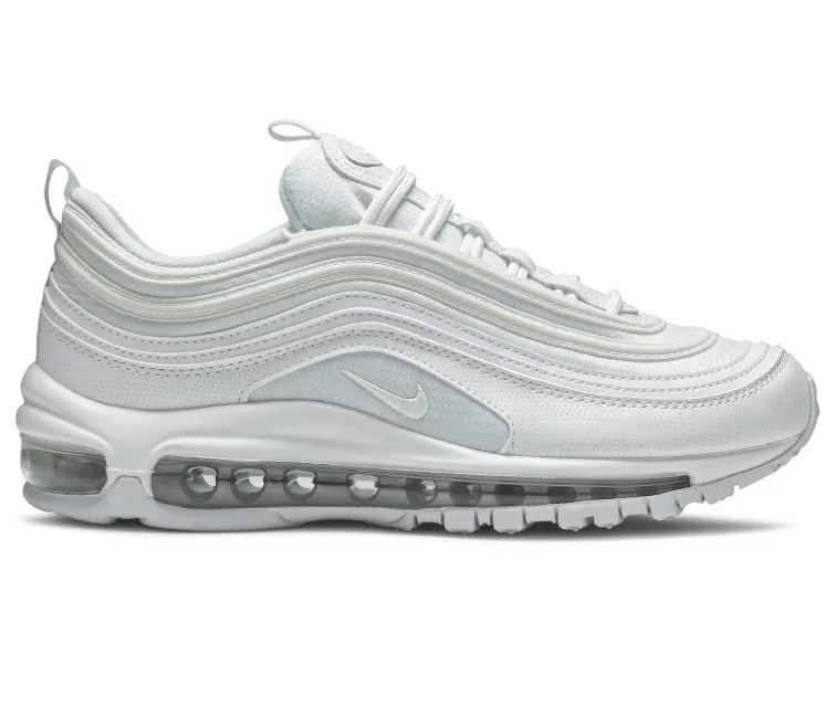 GS Nike Air Max 97 (White/Metallic Silver)