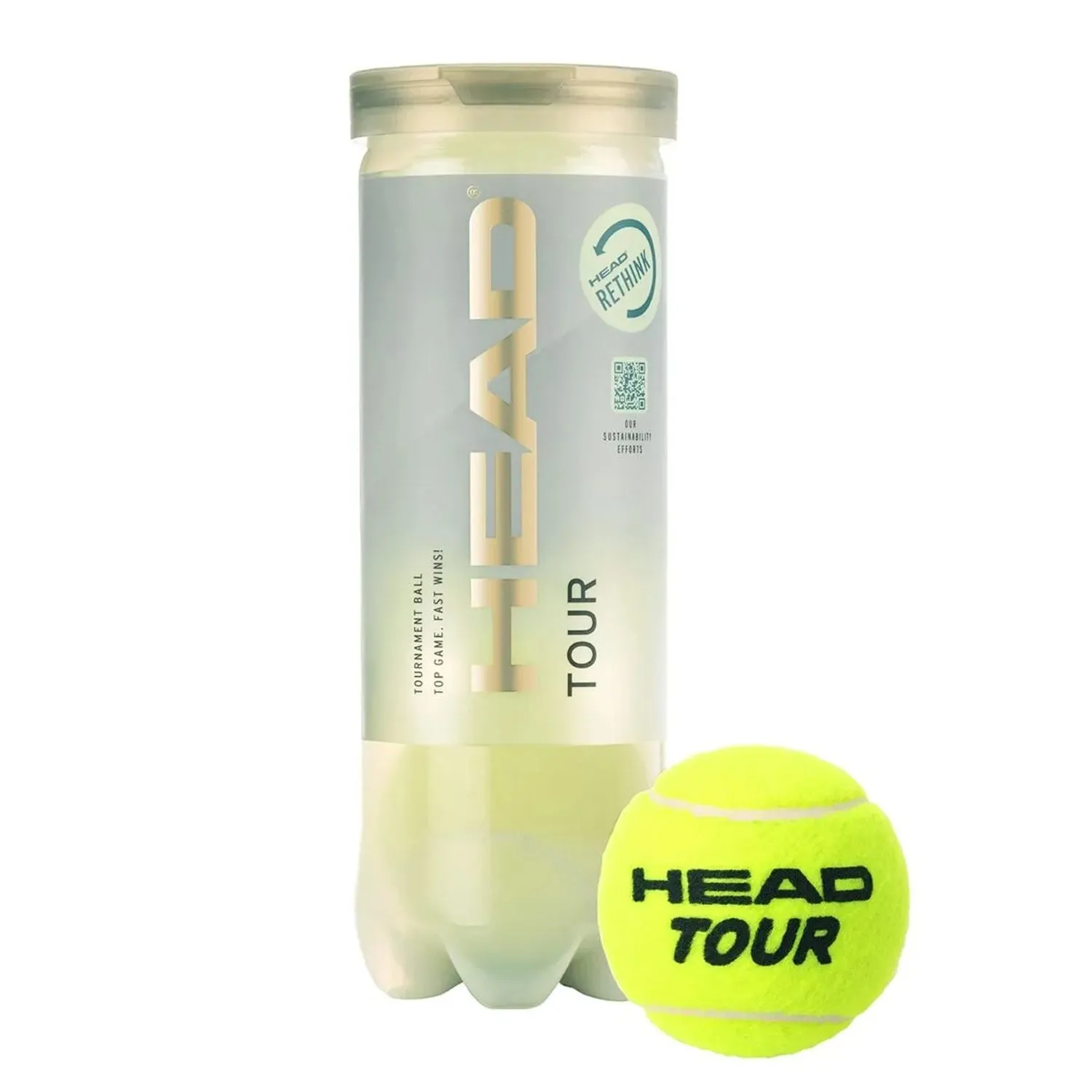 Head Tour Tennis Balls Dozen (4 Cans)