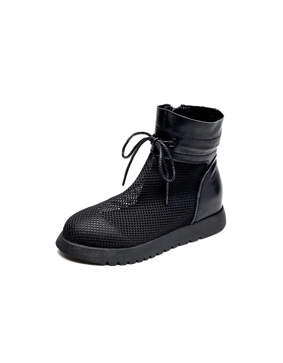 Hollow Mesh Sandals Boots