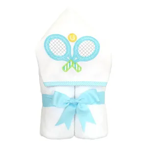 Hooded Towel Blue Tennis