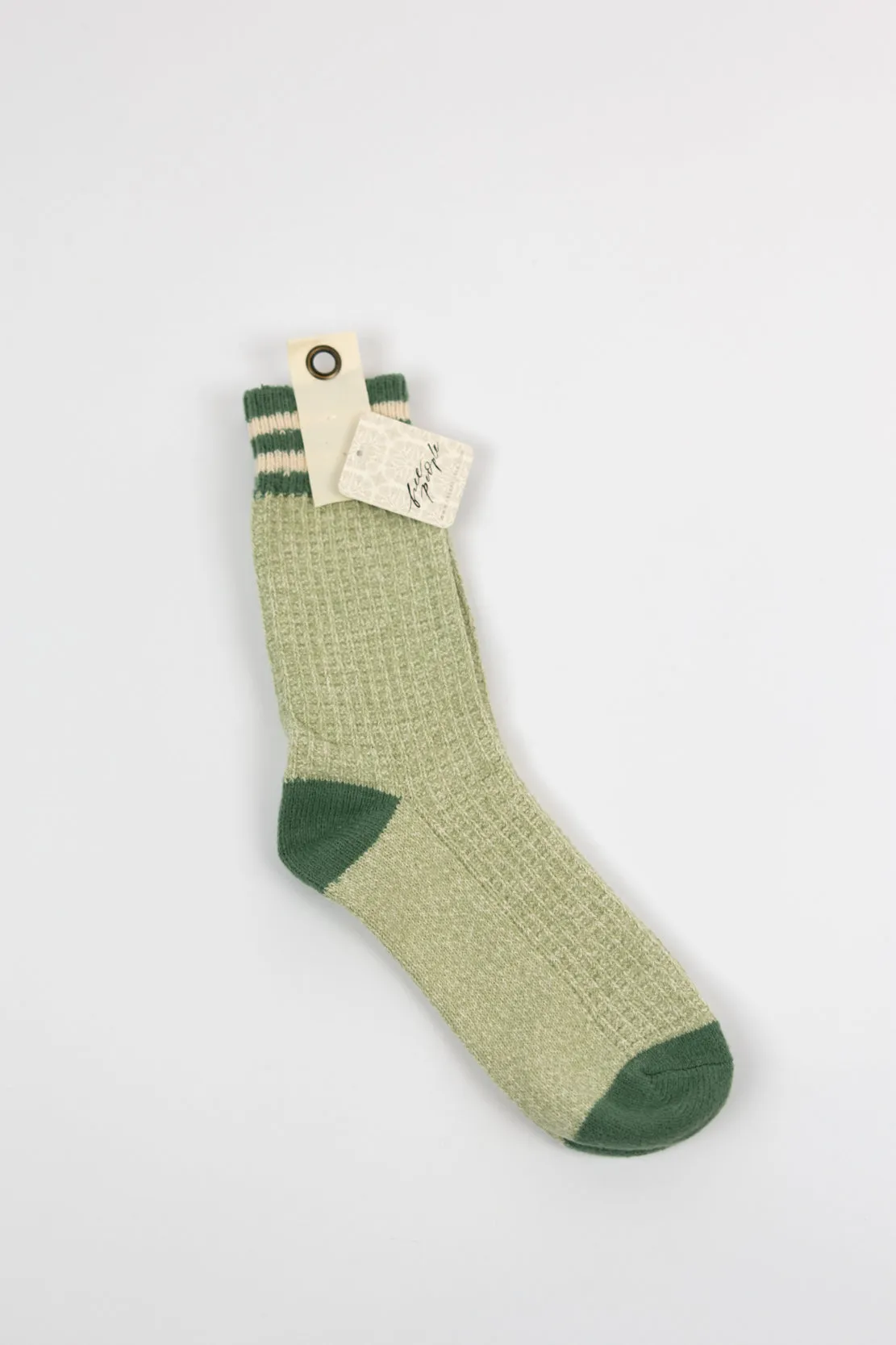 Jackson Cozy Stripe Socks | Sage