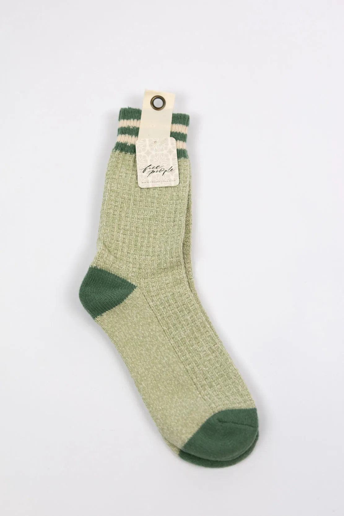 Jackson Cozy Stripe Socks | Sage