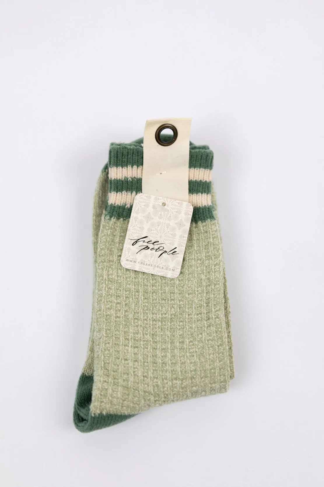 Jackson Cozy Stripe Socks | Sage