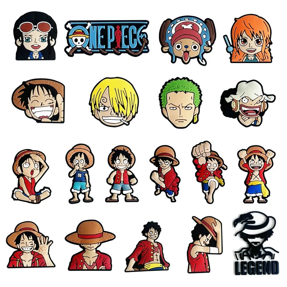 Japanese Anime One Piece Shoe Charms Cartoon Shoe accessories