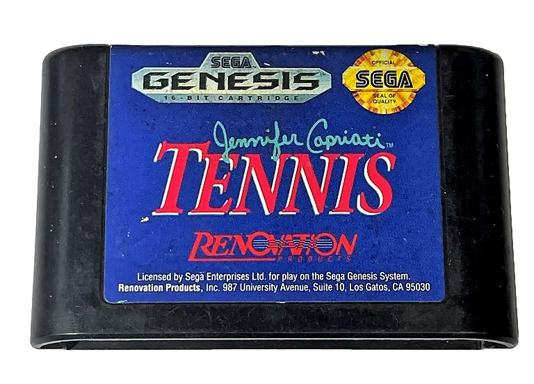 Jennifer Capriati Tennis Sega Mega Drive *Cartridge Only* (Preowned)