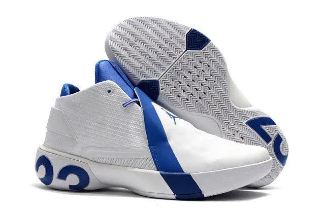 Jordan Ultra Fly 3 White Royal Blue Men's Basketball Shoes