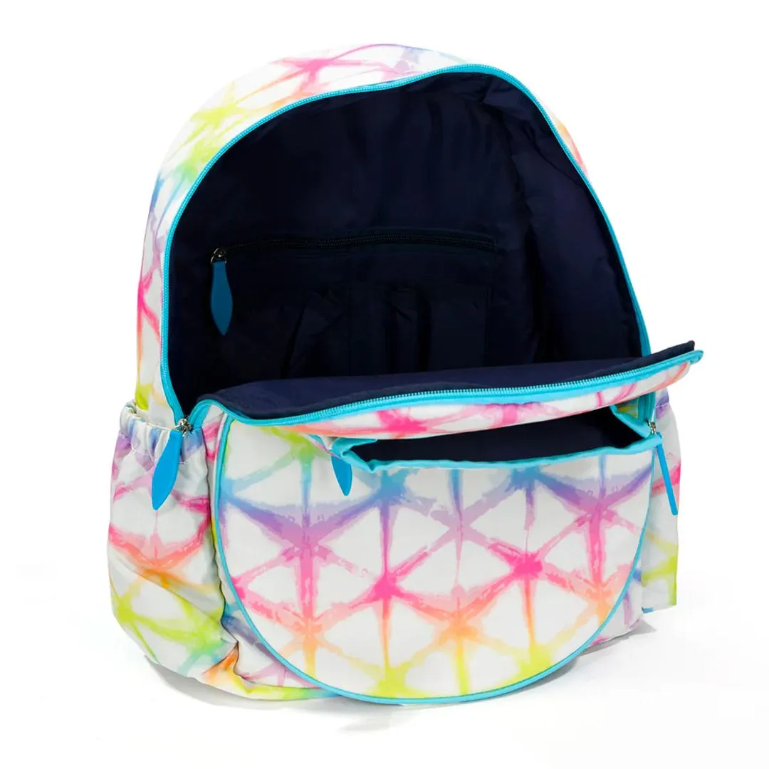 Junior's Love Tennis Backpack Rainbow Shibori