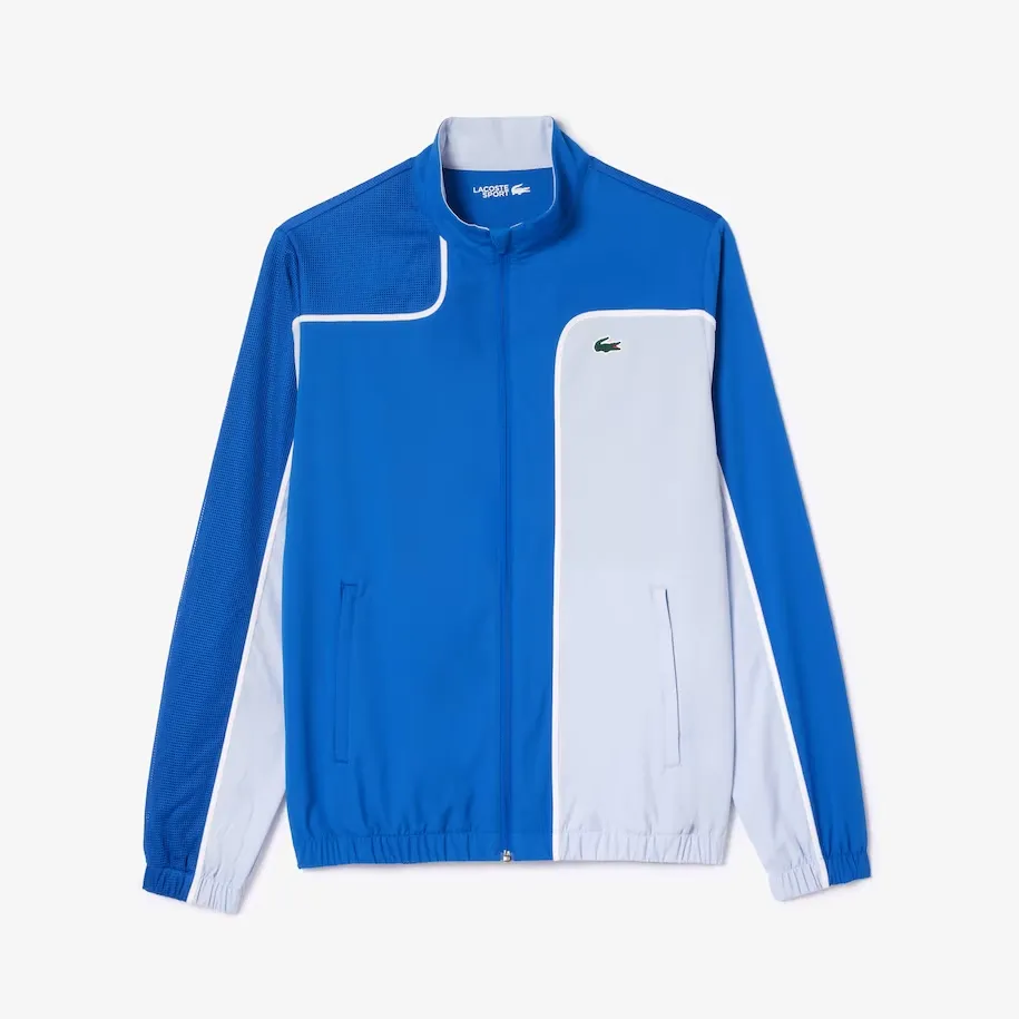 Lacoste Colorblock Tennis Sweatsuit (Men's) - Blue/Light Blue