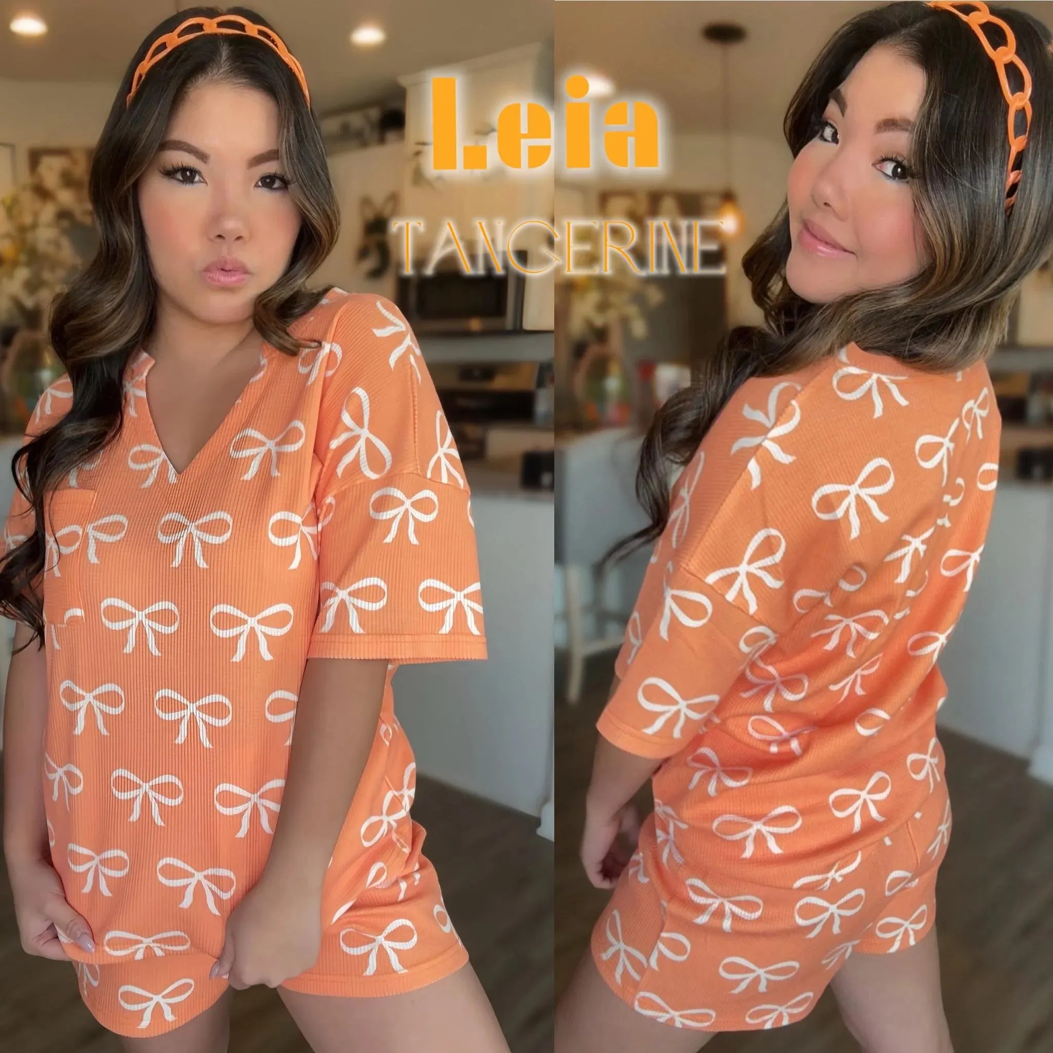 Leia Bow Waffle Summer Set Pre-Order