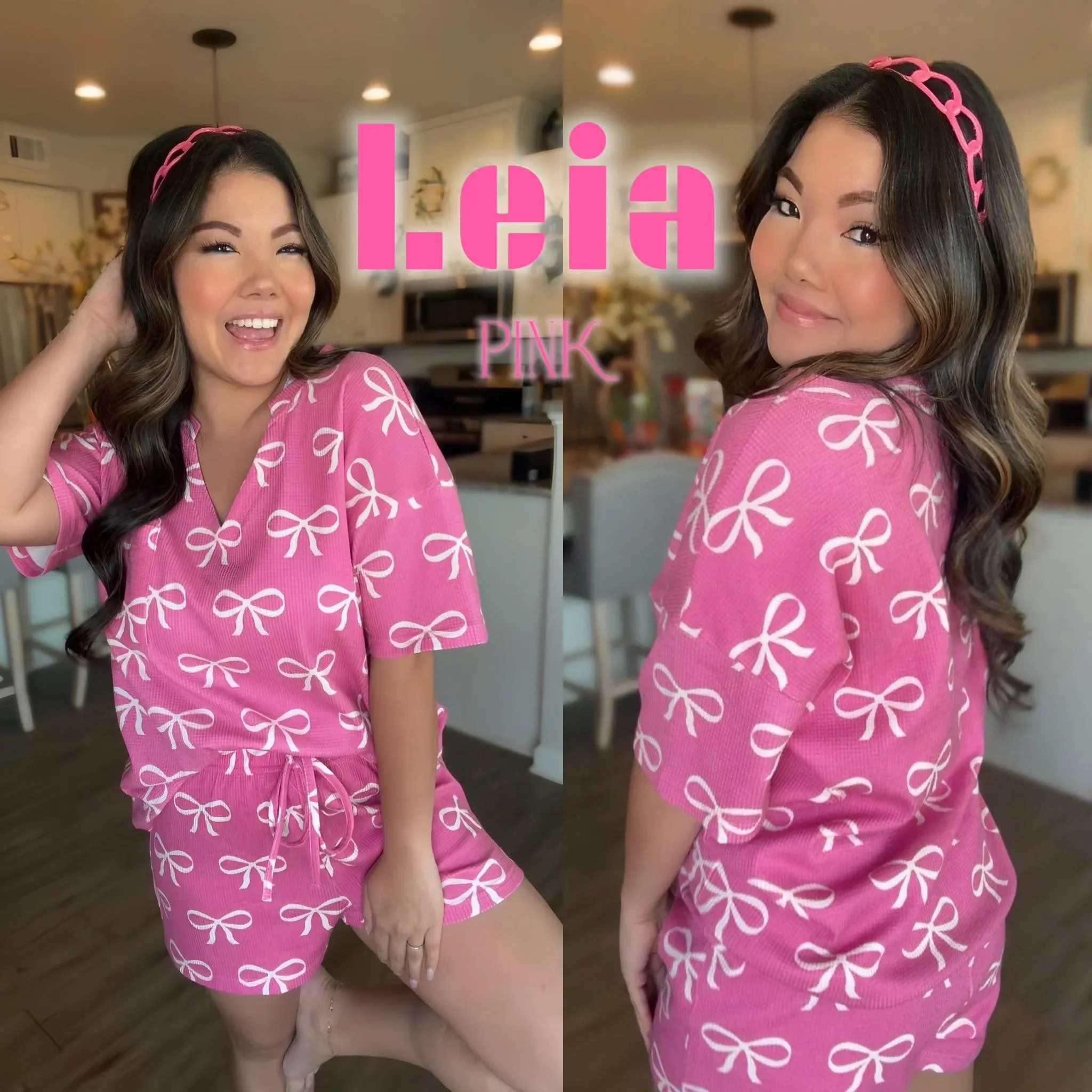 Leia Bow Waffle Summer Set Pre-Order