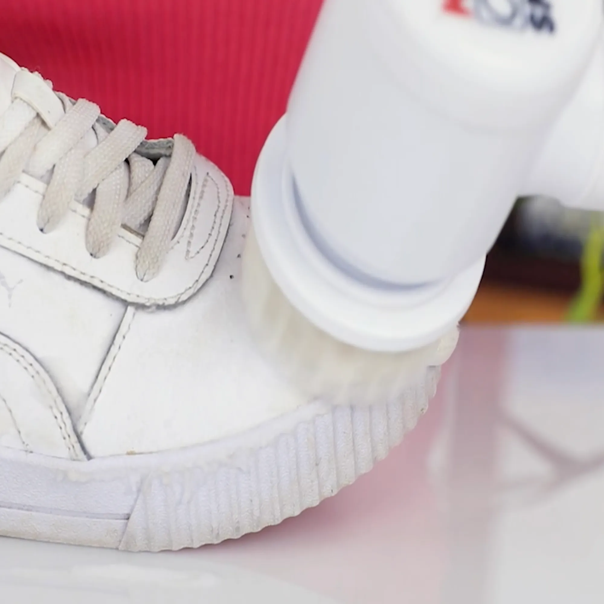 Make old shoes look new! Kleva Clean Sneaks Automatic Shoe Cleaner