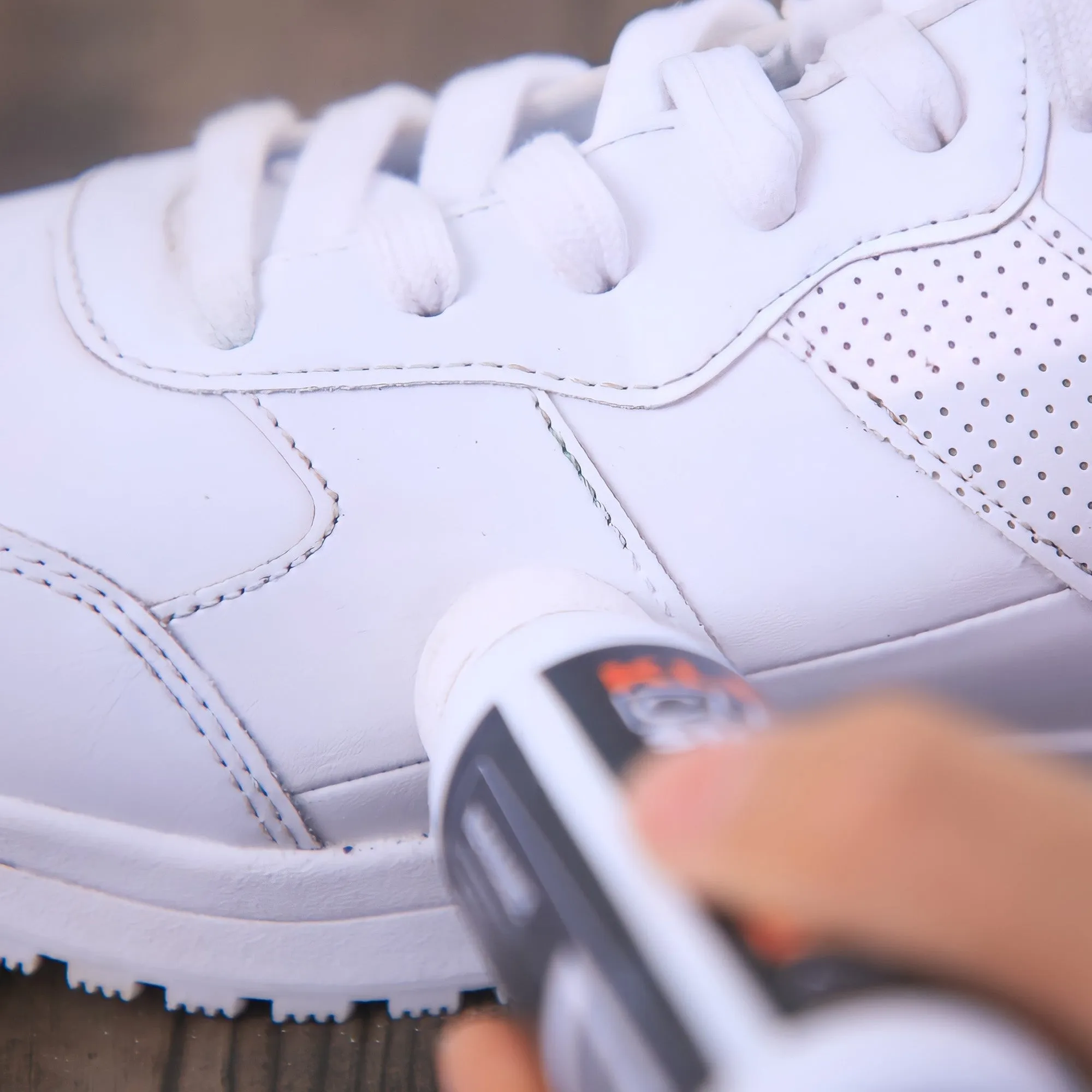 Make old shoes look new! Kleva Clean Sneaks Automatic Shoe Cleaner