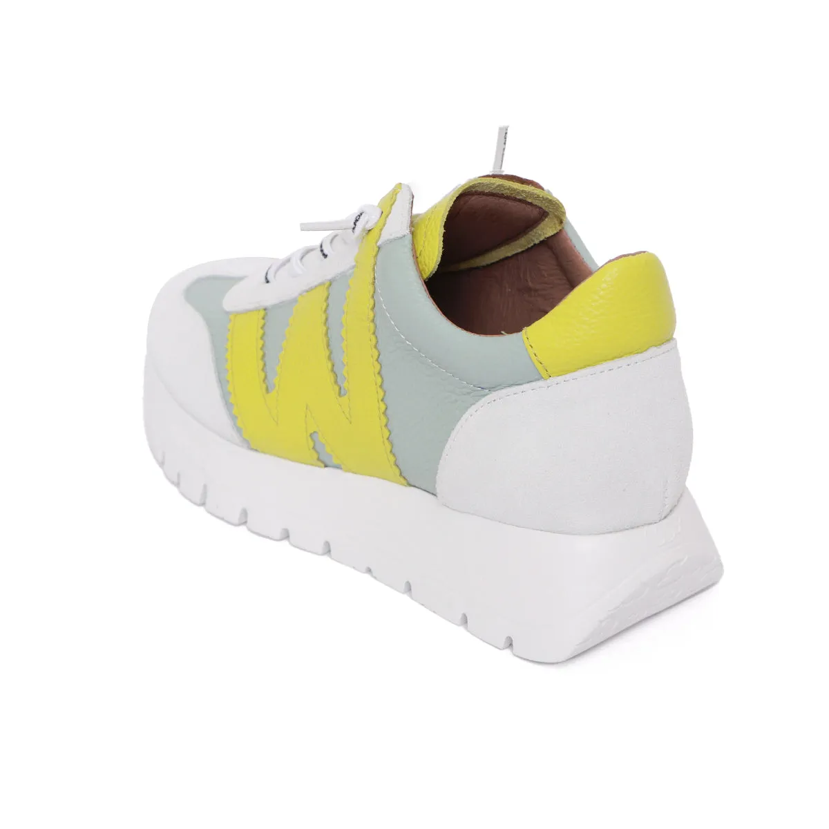 Martha Aqua White WondersFLY Supported Sneakers