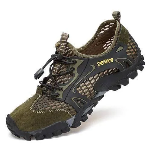 Men's Breathable Hiking Shoes - Lightweight Climbing Footwear