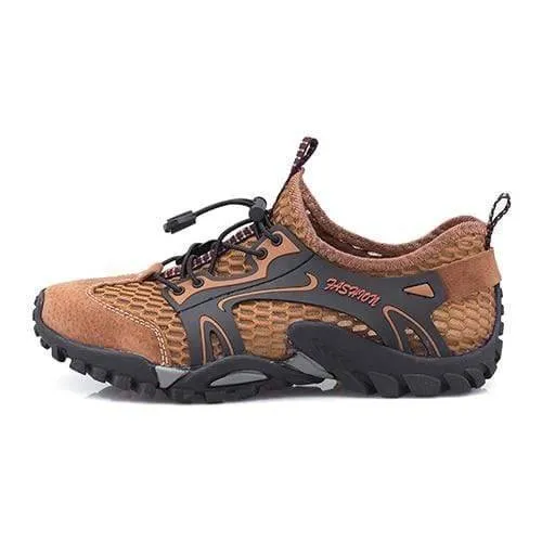 Men's Breathable Hiking Shoes - Lightweight Climbing Footwear