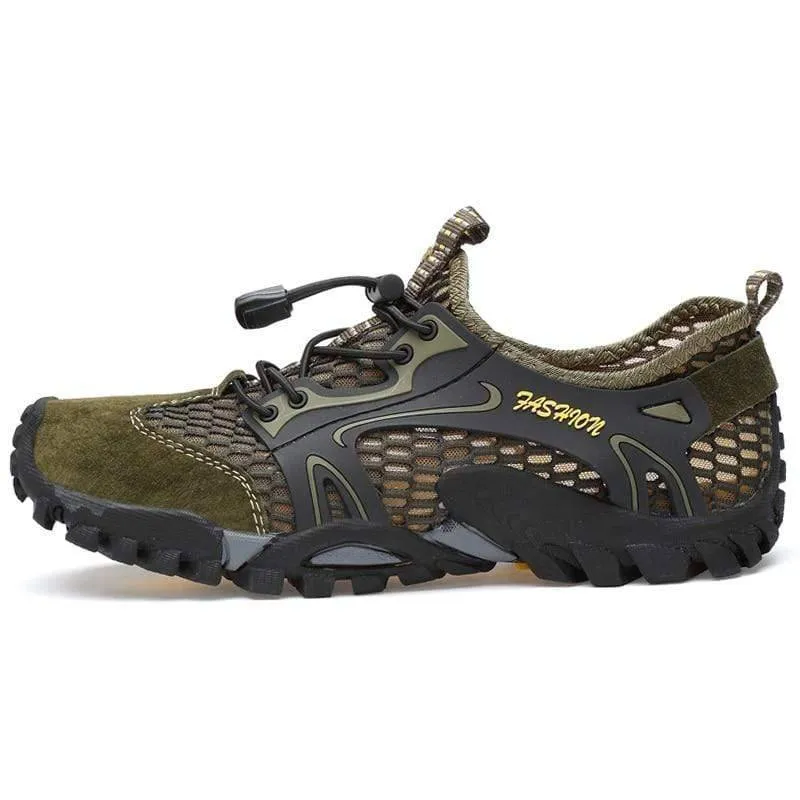 Men's Breathable Hiking Shoes - Lightweight Climbing Footwear