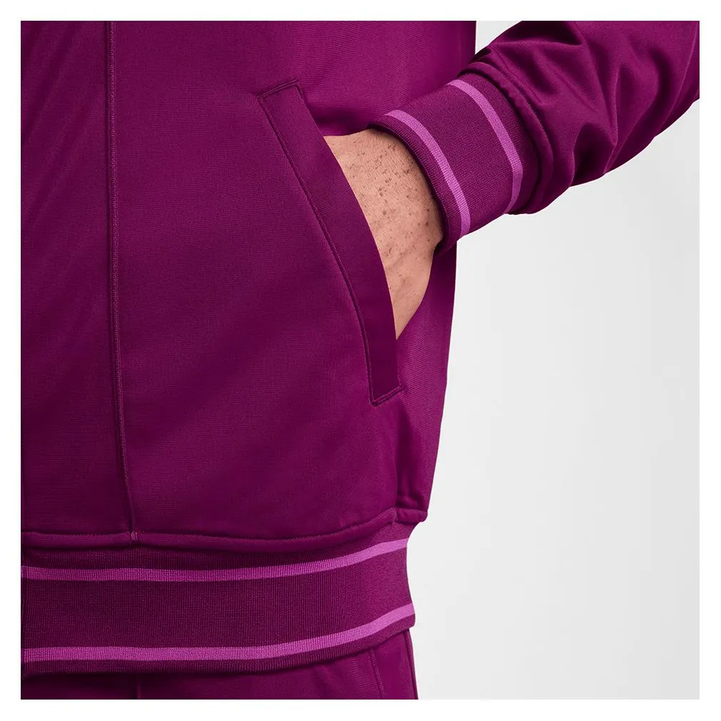 Mens Court Heritage Tennis Jacket Sangria