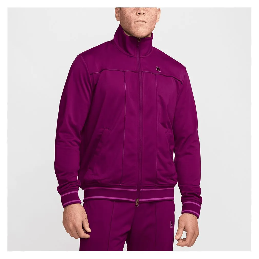 Mens Court Heritage Tennis Jacket Sangria