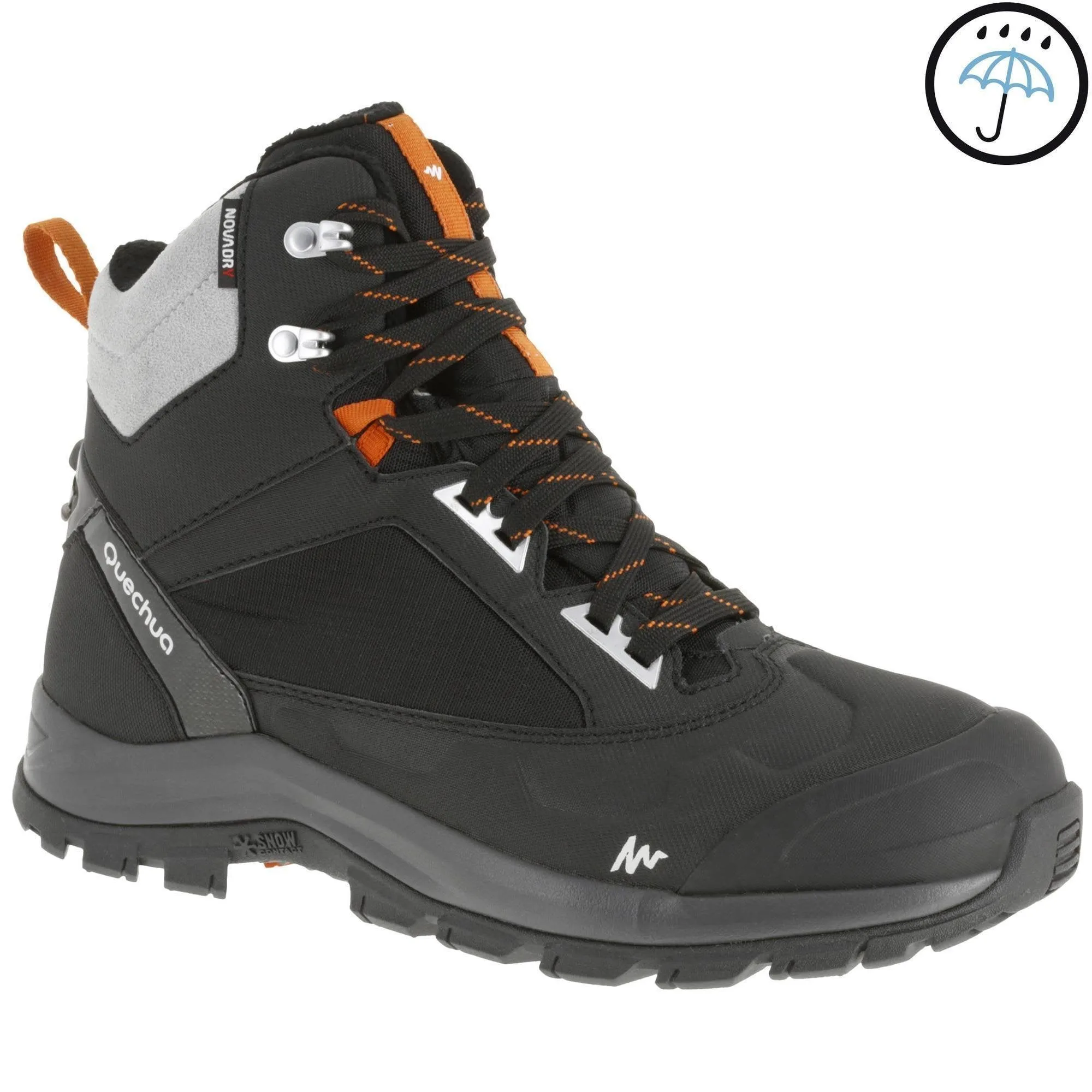 Men's Hiking Boots Waterproof Warm Forclaz 500