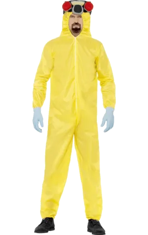 Mens Yellow Breaking Bad Costume