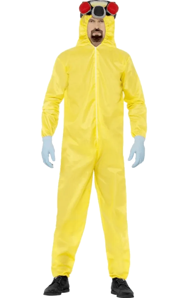 Mens Yellow Breaking Bad Costume