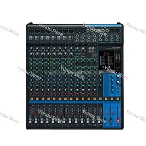 MG16XU Pro DJ USB Audio Mixer – 24 DSP Sound Mixing Console for Karaoke, Stage, Recording