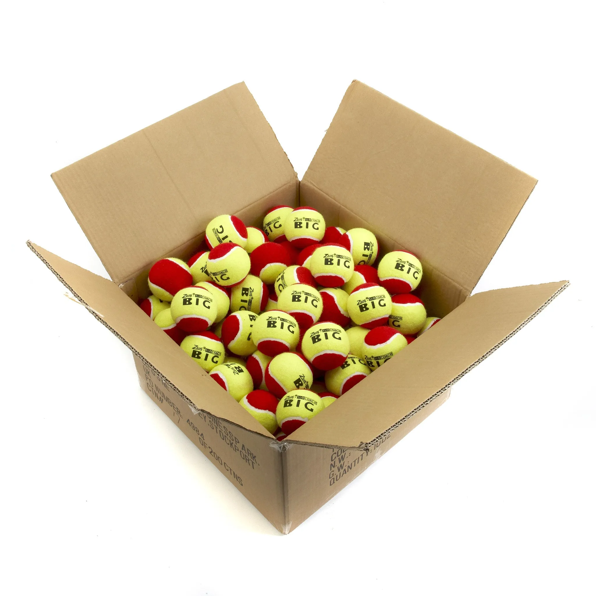 Mini Tennis | Red Stage | SLOcoach Big Red Balls | Dozen (12)