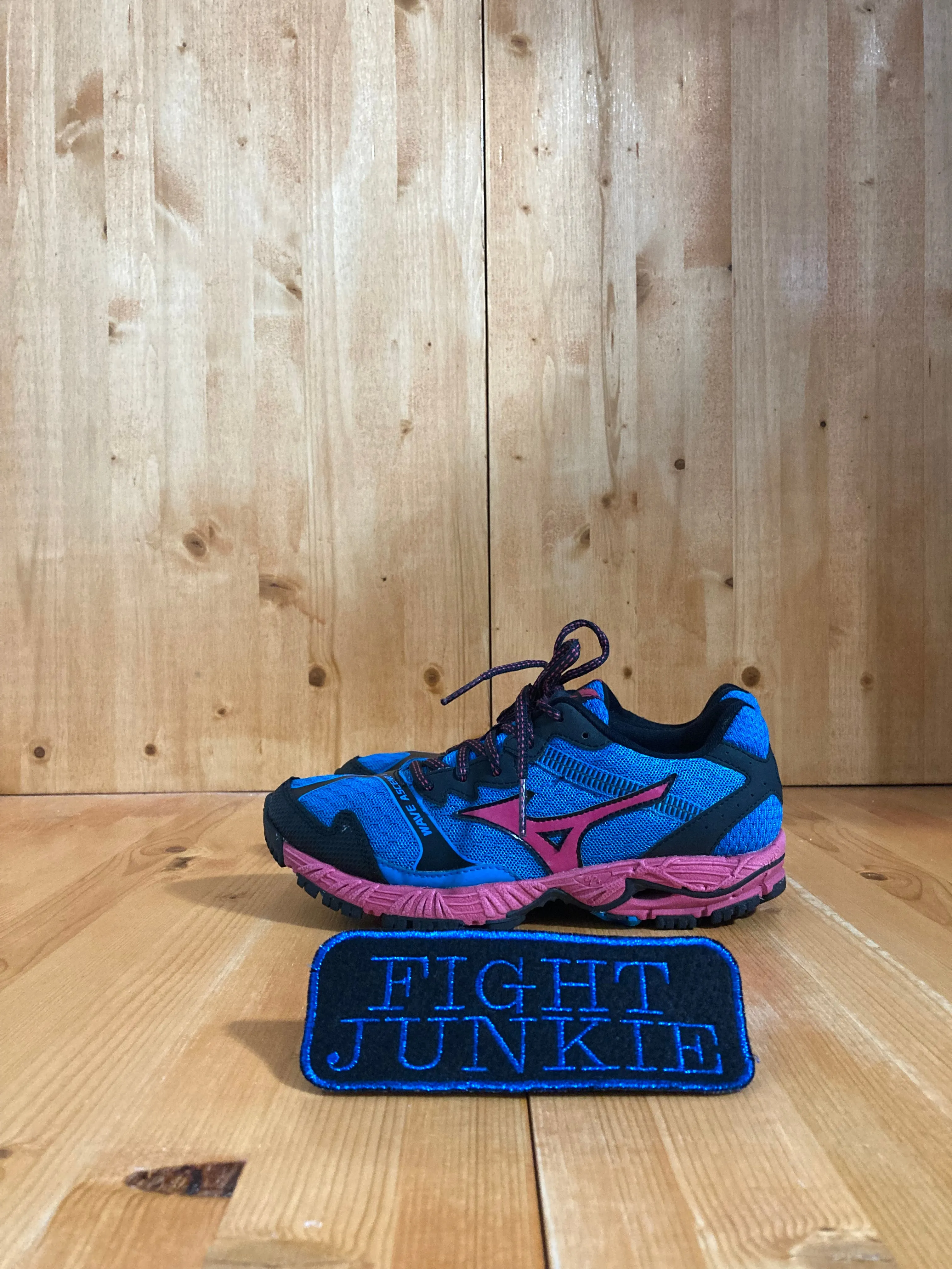 MIZUNO WAVE ASCEND 8 Women Size 6.5 Running Training Shoes Sneakers Blue & Pink FCL-0513