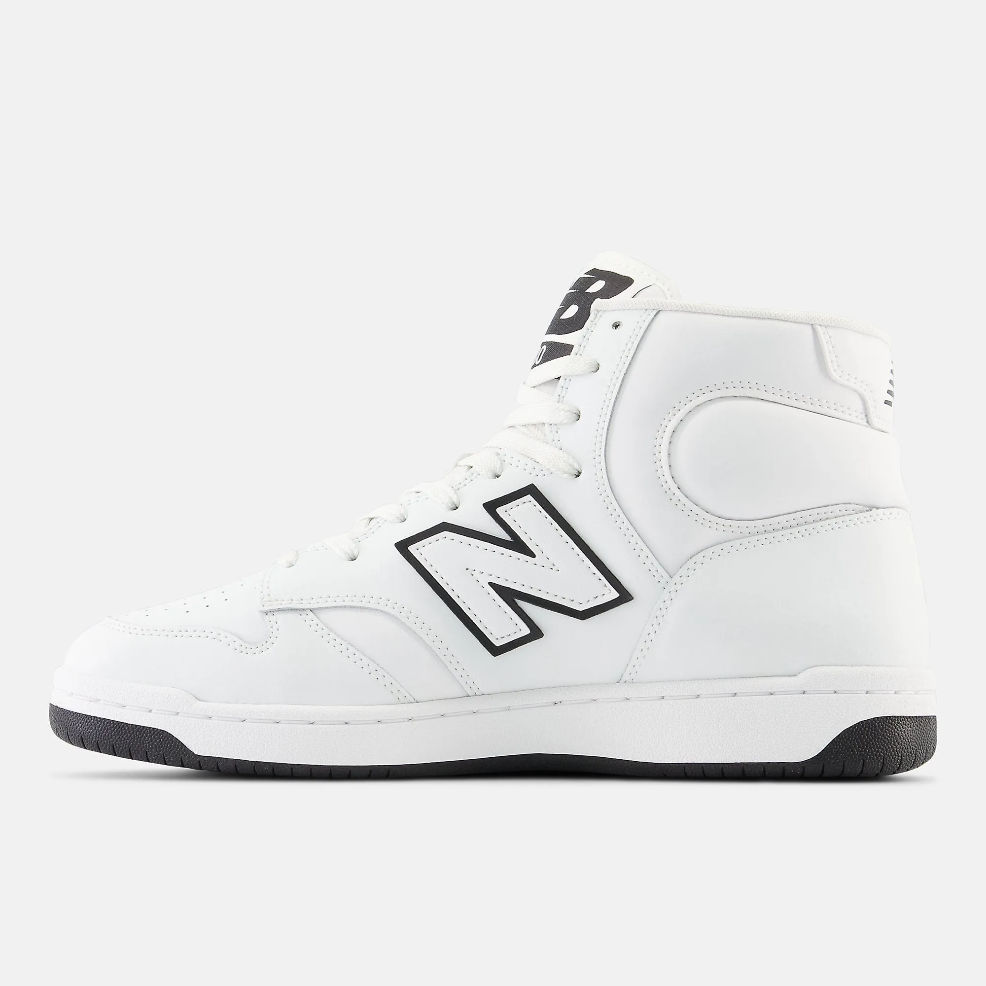 New Balance Mens Basket Ball Fashion High Top Trainers - White / Black